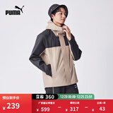 彪马（PUMA）官方 男女同款户外实用机能风连帽外套 OUTDOOR 683477 栗鼠灰-07 2XL (190/108A)