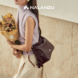 纳兰杜【孙雪宁同款】笑脸包包女单肩托特牛皮hobo包生日礼物 