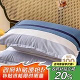 艾薇 A类全棉枕套 学生宿舍简约全棉枕芯套 一个装 北欧时代 48*74cm