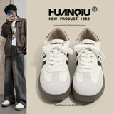 环球德训鞋男2026冬季爆款复古板鞋低帮百搭小众板鞋休闲情侣板鞋