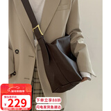 YUYULA包包女包牛皮斜挎托特包大容量休闲大包生日新年礼物送女生女友