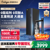 康丽根净水器1100G厨下净水机加热直饮机一体机反渗透0阻垢剂 小黑龙T2800温水流速2.8L/min
