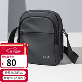 高尔夫（GOLF）单肩包男士休闲斜挎包男女手机ipadmini包防泼水骑行运动小挎包