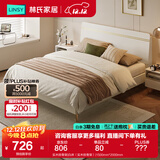 林氏家居床双人床1.5米高箱储物床现代简约榻榻米床收纳单人床家具JH4A 实木排骨架|白床（实木排骨架） 1800mm*2000mm