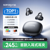 SANAG塞那F30【耳夹TOP1】耳夹式蓝牙耳机 骨传导降噪概念不伤耳跑步运动游戏超长续航 适用于苹果小米
