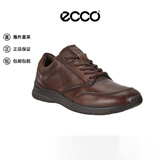 爱步（ECCO）休闲皮鞋男 牛皮运动鞋缓震健步鞋 欧文511734 55738棕色 43