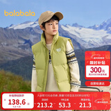 巴拉巴拉童装儿童羽绒马甲2025新款冬装男女童亲子装保暖外套羽绒服简约潮