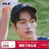 MLB帽子男女棒球帽圣诞礼物元旦鸭舌帽软顶帽3ACP7701N-50BKS
