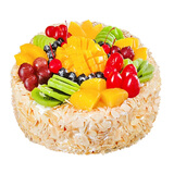 芙瑞多10英寸水果生日蛋糕同城配送儿童祝寿聚会新鲜制作当日送达1100g