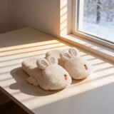 浩冠可爱毛茸茸手套女冬季少女韩版翻盖露指毛绒保暖加绒学生