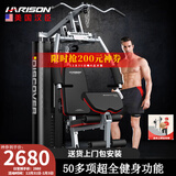 HARISON汉臣综合训练器多功能力量训练机家用商用健身房练腿运动健身器材 DISCOVER115A Pro（新品单人站）