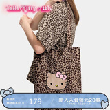 野兽派家居（tbh）三丽鸥Hello Kitty全棉烫钻托特包凯蒂猫女士单肩包购物斜挎包 