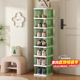 安尔雅鞋架门口多层家用简易置物架收纳柜整理架创意门口浴室宿舍简约