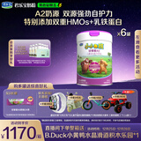 君乐宝小小鲁班诠维爱AII儿童配方奶粉4段(3周岁以上)800g*6 乳铁蛋白