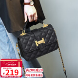 YUYULA牛皮包包女包斜挎包品牌轻奢手提链条包生日元旦礼物送女生女友