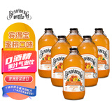 宾得宝（Bundaberg）含气蜜桃汁饮料 375ml*6玻璃瓶装 澳州网红出游发酵果汁气泡水