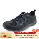 爱步（ECCO）透气男鞋 热酷户外网孔透气多功能运动鞋825774黑色保税仓发货 黑色-51052(保税仓发) 42