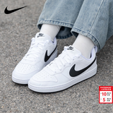 耐克（NIKE）女鞋板鞋 2026新款春季潮流COURT时尚低帮运动鞋低帮休闲鞋子大童 104-清新黑白/店长主推 35.5