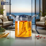 玻绅士泡酒容器泡酒专用瓶泡酒玻璃瓶高硼硅泡酒瓶玻璃酒坛大容量泡酒瓶 5斤(2.5升)无龙头无架