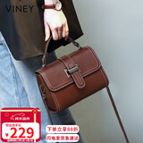 viney牛皮包包女包斜挎妈妈包轻奢单肩手提包生日元旦礼物送女生女友