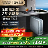 史密斯（A.O.SMITH）佳尼特蓝鲸净水机家用净水器直饮机一体机厨下7年RO膜1400G CR3600AE1 国家补贴