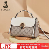 金狐狸（FOXER）女士包包女包大容量单肩斜挎包手提妈妈包跨年元旦礼物送女生女友