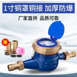创新者水表自来水家用旋翼机械防倒转租房加厚防爆防冻水表 1寸