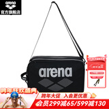 阿瑞娜（arena）男女 双层运动健身 游泳包游泳装备大容量单肩收纳包泳包 AMS3332黑色/银色（BKSL）