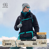 KOLON SPORT/可隆MIST轻量羽绒服 男士防水透湿户外防风轻薄鹅绒夹克 LHDJ5WNT21-NV 藏蓝 M 170/92A