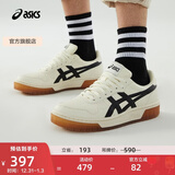 亚瑟士ASICS男鞋女鞋运动休闲鞋复古篮球鞋百搭板鞋 COURT MZ 米白色/黑色 39.5