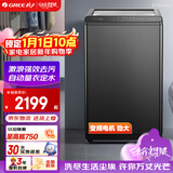 格力洗衣机 小清星 10公斤 新一级能效全自动波轮洗衣机 国家补贴 XQB100-D01Gs1 顶（珍珠黑）