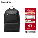 Samsonite新秀丽双肩背包男时尚多功能电脑包韩版休闲书包商务通勤包36B 黑色36b*09003