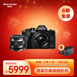 奥林巴斯（OLYMPUS）E-M10 MarkIV EM10四代 微单相机 数码相机 微单套机（14-42mm & 45mm）人像双镜头 黑色