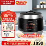 福库（CUCKOO）【5万+销量】电饭煲韩国原装进口真高压麦饭石型内胆三维立体加热多功能家用智能电饭锅PK0690FR CRP-Q1050FS黑色（2-10人） 5L