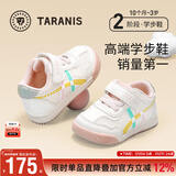 泰兰尼斯秋冬新款学步鞋童鞋女童软底机能鞋男童包头宝宝鞋网面透气面包鞋 白粉 春秋-网布 18 内长12.5cm 脚长11.5cm
