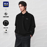 HLA海澜之家加绒卫衣男冬季panda wowo熊猫加绒长袖男