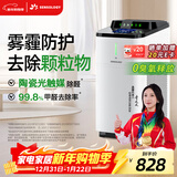思乐智S400积木空气净化器陶瓷光触媒分解甲醛杀菌0臭氧负离子新风换气一体机除霾除异味新家礼物 基础净化套装【HEPA滤网】 CAPS400