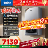海尔（Haier）全变频超一级能效燃气冷凝壁挂炉天然气供暖热水器 水伺服恒温真静音【国家补贴20%】26JN7PRO