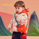 巴拉巴拉童装宝宝羽绒服婴儿衣服儿童外套2025春装新年拜年服209125107201