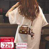 YUYULA包包女包牛皮斜挎手机包迷你包品牌单肩包生日元旦礼物送女生女友