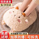 鲸乐访暖脚神器暖脚宝袋床上充电睡觉用脚冷捂脚暖宝宝热水袋家用取暖器 小绵羊【亲肤暖脚宝+防爆内胆】 保温12H丨亲肤可拆洗丨当/次日达