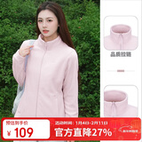 骆驼（CAMEL）户外抓绒衣女双面摇粒绒冲锋衣内胆抗静电薄款立领防风外套男  M