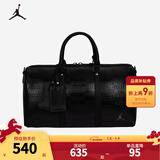 NIKE JORDAN 耐克AJ儿童行李包可拆卸肩带大容量手提包户外收纳 正黑色/正黑色 8/20【45*24*20cm 约21.6L】