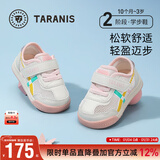 泰兰尼斯秋冬新款学步鞋童鞋女童软底机能鞋男童包头宝宝鞋网面透气面包鞋 白/粉 夏款-单网 22 内长14.5cm 脚长13.5cm
