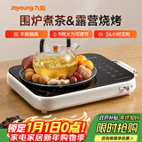 九阳（Joyoung）围炉煮茶电陶炉电磁炉家用新型电磁灶电池炉2200W大功率猛火低音低辐射多锅具适配火锅炉C22S-X9