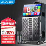 夏新（Amoi）家庭ktv音箱套装抖音2025年新款家用户外点唱机卡拉ok功放一体机广场舞音响带显示屏动态谱 【升级256G内存】10吋重低音WIFI版11喇叭