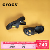 卡骆驰（CROCS）洞洞鞋贝雅男鞋女鞋轻便耐磨一脚蹬拖鞋休闲鞋|10126 黑色-001 43 (270mm)