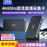 米臣森 4k采集卡ps5/ns/ipad平板手游吃鸡相机摄像机抖音会议高清直播hdmi音视频采集盒 相机套餐1【T900+Micro HDMI线】