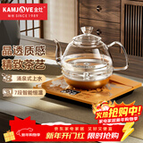 金灶（KAMJOVE）涌泉式全自动上水电热水壶 0.8L玻璃烧水壶 智能保温恒温电茶壶 H7