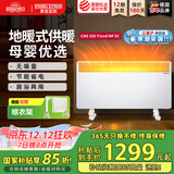 斯宝亚创EC电热取暖器全屋制热欧式快热炉恒温对流节能省电家用浴室客厅卧室移动地暖大面积加热世创电能 250EC（脚轮机械款）适合≤25㎡